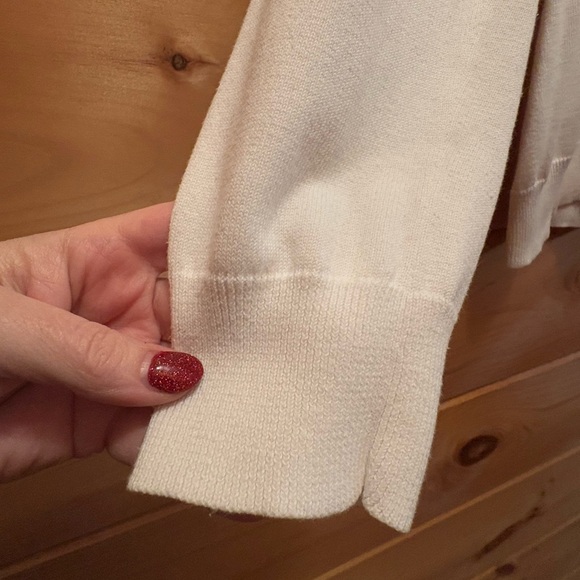 LaurenRalph Lauren Womens L Pullover Sweater V Neck Knit Cotton - Picture 3 of 7